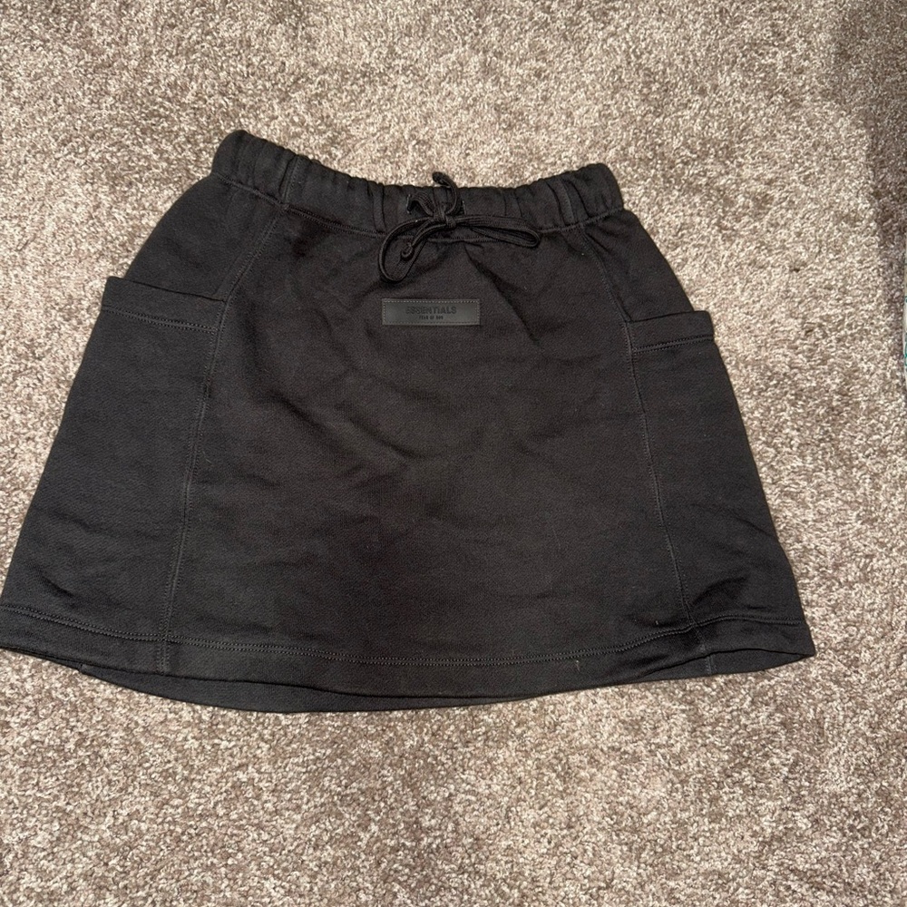 Essentials Black Mini Skirt